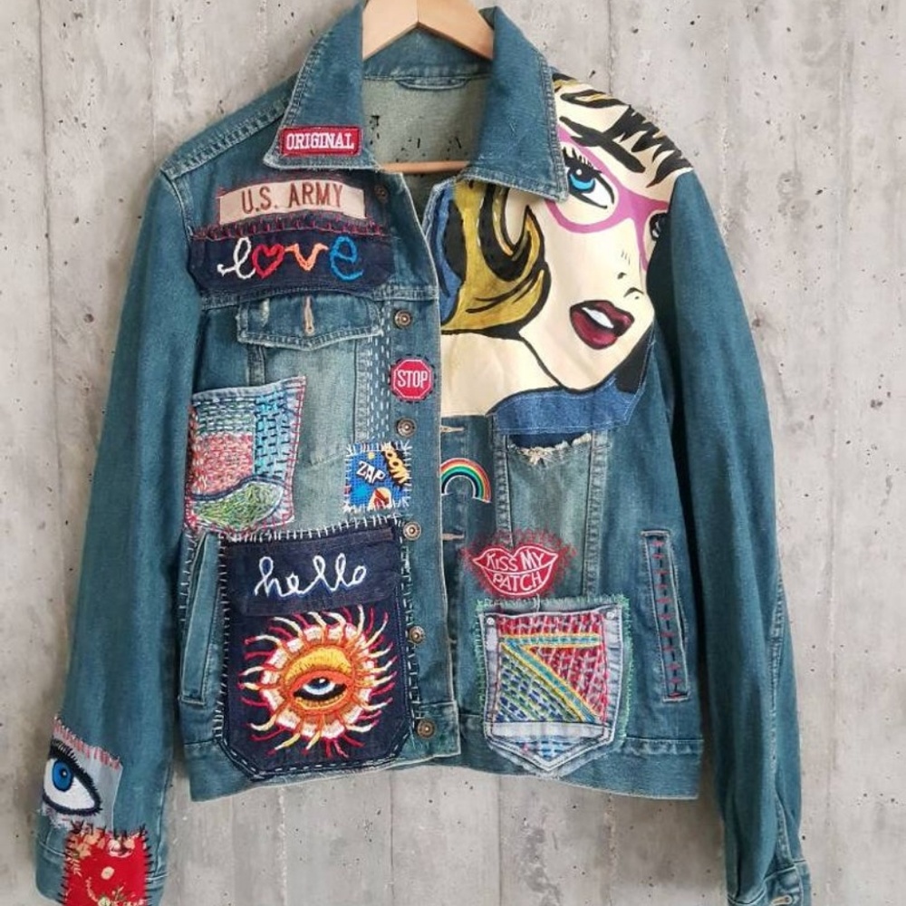 HANDMADE Vintage Denim 90's Levis Lee Diesel